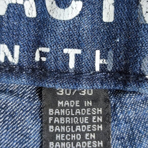 Reaction Kenneth Cole jeans men's size 30X30 ink blue Slim fit straight leg - Picture 7 of 13